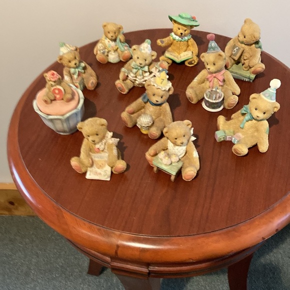 Priscilla Hillman Charished Teddy's birthday bears collection age 1-10 1992-2000 - Picture 2 of 8